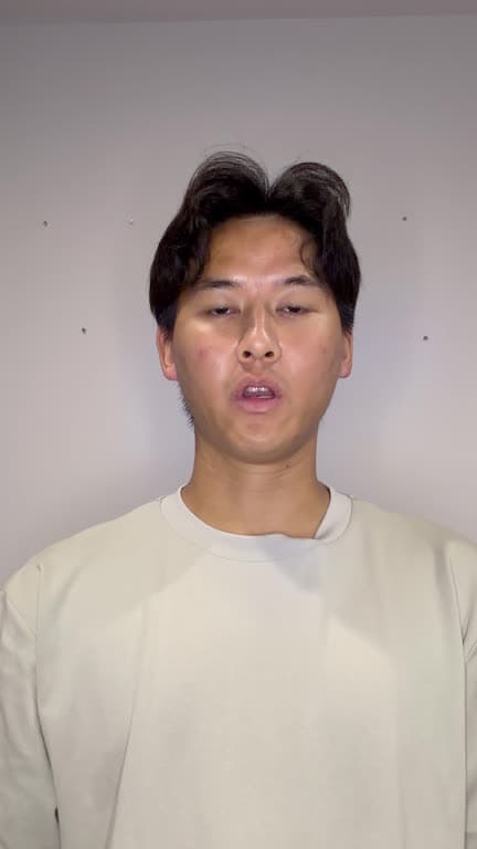 Three takes recorded for one short-form video